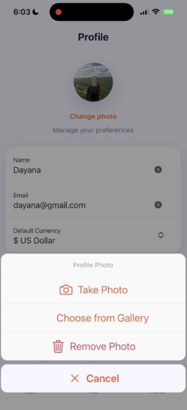 Capacitor Camera Plugin Example