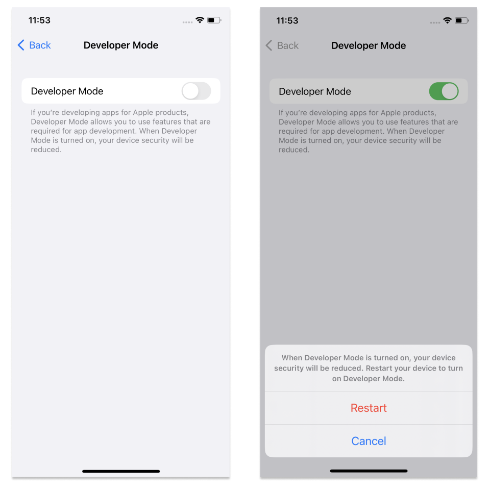 Open Settings and navigate
