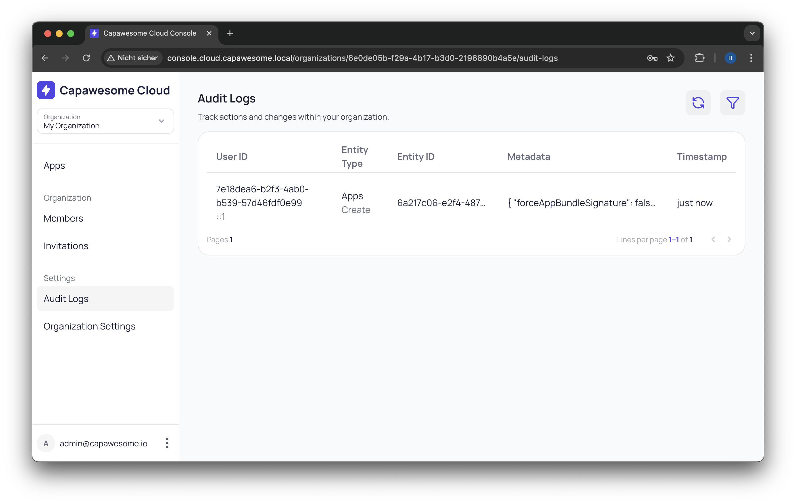 Audit Logs